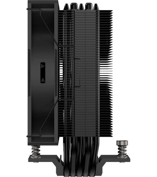 Устройство охлаждения(кулер) PcCooler RT500 BK Soc-AM5/AM4/1200/1700/1851 черный 4-pin 34.9dB Al+Cu