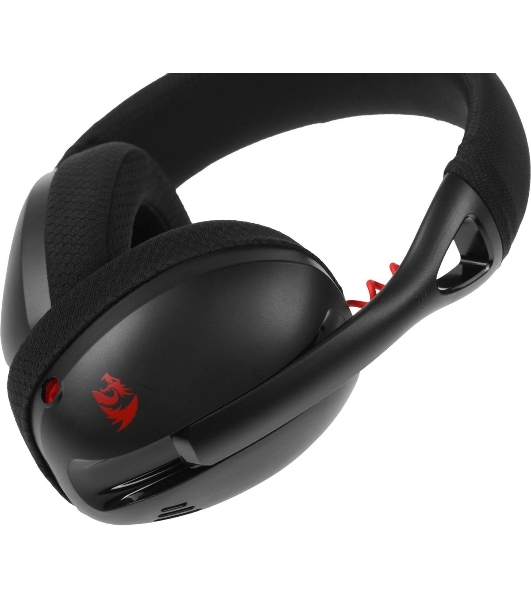 Гарнитура Redragon Ire Pro чёрный, беспроводная + проводная, Bluetooth / USB, до 25 ч