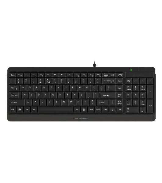Комплект клавиатура+мышь A4Tech FStyler F1512 проводной, USB, 1200 DPI, черный
