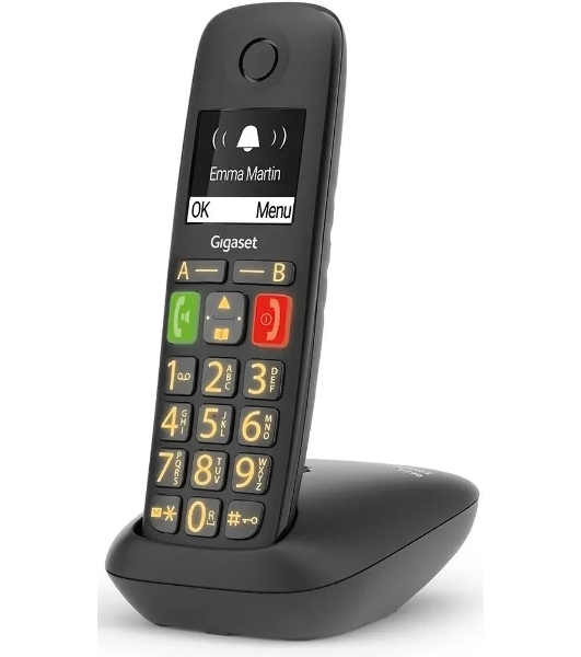 Радиотелефон Dect Gigaset E290 SYS черный АОН