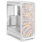 Корпус Fractal Design Meshify 3 White RGB TG Clear Tint, Midi-Tower, белый, 3 x 140 мм, фото 1