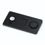 Беспроводное зарядное устройство Satechi ST-X3TWCPM Trio Wireless Charging Pad для телефона, часов и наушников серый космос, фото3