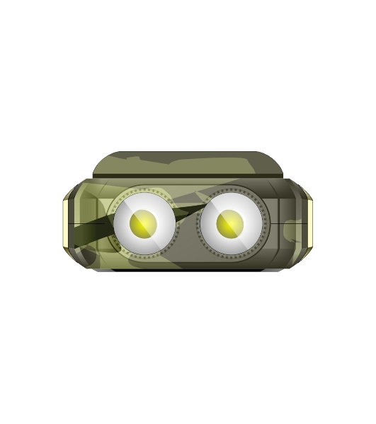 Мобильный телефон BQ 2430L Tank Connect камуфляж/золотистый
