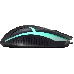 Мышь проводная Oklick 398G черный, 2400 dpi, USB, кнопки - 4, фото3