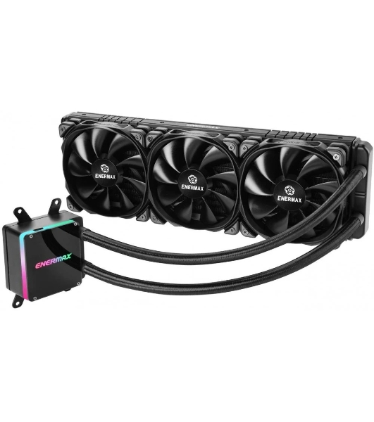 Система жидкостного охлаждения Enermax LIQTECH XTR 360мм черный, 120 мм, алюминий/медь, 3000 об/мин, 32 дБ, 4 pin, 500 Вт