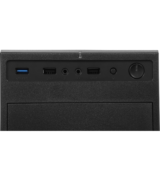 Компьютер Amur Нарвал B7I21 MT i3 12100 (3.3) 16Gb SSD 512Gb UHDG 730 FreeDOS 2.5xGbitEth 400W мышь клавиатура черный (RUS) (2147008)