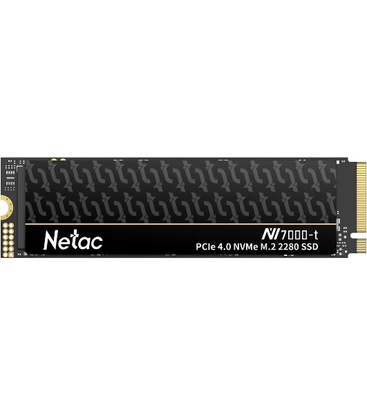 Накопитель SSD Netac NV7000-T, 4Tb, M.2 2280, PCIe 4.0 x4, NVMe, R/W 7300/6700, с радиатором