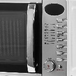 Микроволновая печь Vekta TS720ATS серебристый/черный, 20 л, 700 Вт, переключатели - кнопки, поворотный механизм, фото2
