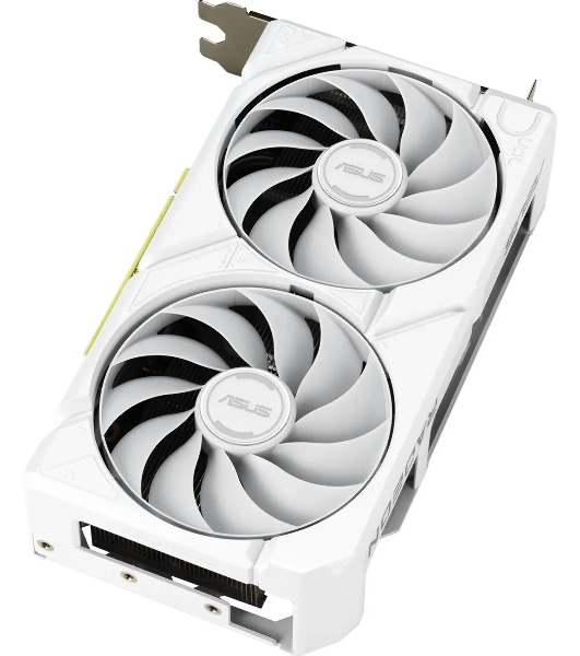 Видеокарта Asus DUAL-RX9060XT-16G-WHITE белый