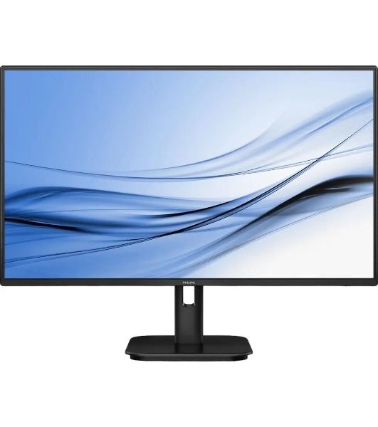 Монитор 27' Philips 27E1N1200A IPS 1920x1080, 100 Гц, 4 мс, 16:9, 300 кд/м², HDMI 1.4, DP 1.2, VGA, 3.5 мм, динамики (2x2 Вт), черный