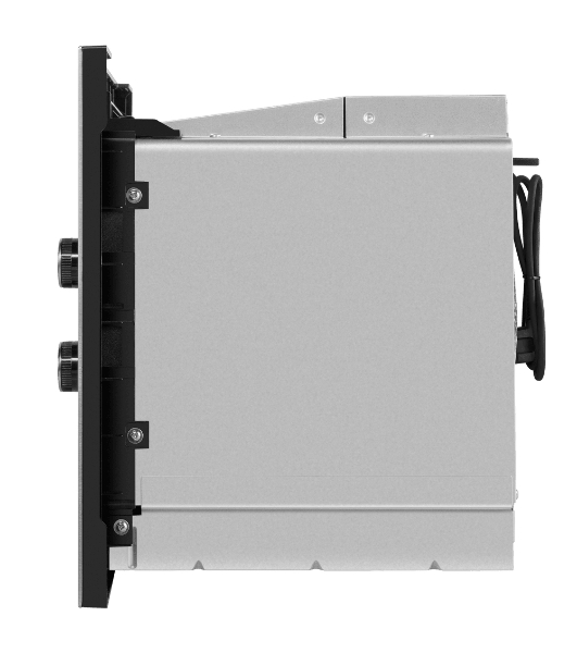 Микроволновая печь встраиваемая Maunfeld MBMO820MS03 нержавеющая сталь, 20 л, 1250 Вт, переключатели - поворотный механизм