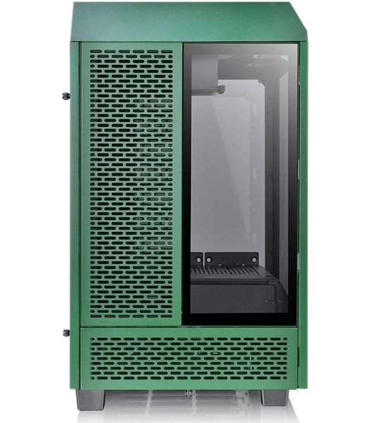 Компьютерный корпус Thermaltake The Tower 100 Racing Green без БП miniITX 1x120мм 3x140мм 2xUSB 3.0 audio bott PSU