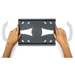 Кронштейн для телевизора Holder LCDS-5010 черный металлик, настенный, наклон, фото8