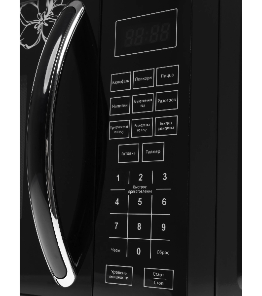 Микроволновая печь Centek CT-1579 черный, 20 л, 700 Вт, переключатели - сенсор