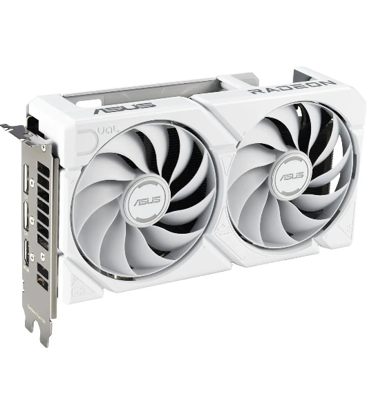 Видеокарта Asus DUAL-RX9060XT-16G-WHITE белый