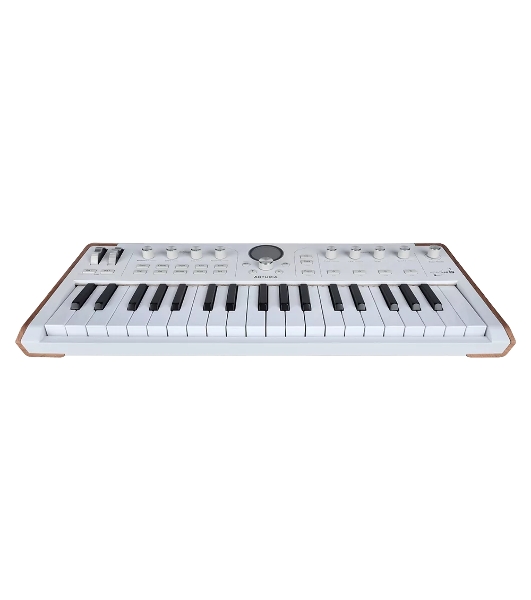 Сценическая клавиатура 230721 Arturia AstroLab 37 White Astrolab White 37 клавиш, полувзвешенная механика, 10 звуковых движков, вокодер, 10 кнопок пресетов, 4 макрорегулятора, MIDI-вход, USB-C и USB-A; аудио Bluetooth; WiFi, цвет белый
