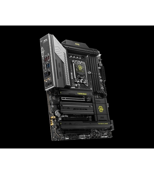 Материнская плата MSI MAG Z890 TOMAHAWK WIFI, LGA 1851, Intel Z890, 4xDDR5, 4xSATA, 4xM.2, 1xPCIe 5.0 x16, 2xPCIe 4.0 x4, 1xHDMI, 2xUSB-C Thunderbolt 4, 1xUSB-C 3.2 Gen 2, 3xUSB-A 3.2 Gen 2, 4xUSB-A 3.2 Gen 1, 1x 5Gb LAN, 2x3.5 мм, 7.1, ATX