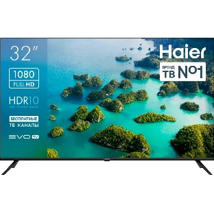 Телевизор Haier 32' DH1ZP0M00RU S2 черный LED FHD 60Hz Smart TV 1GB/16GB