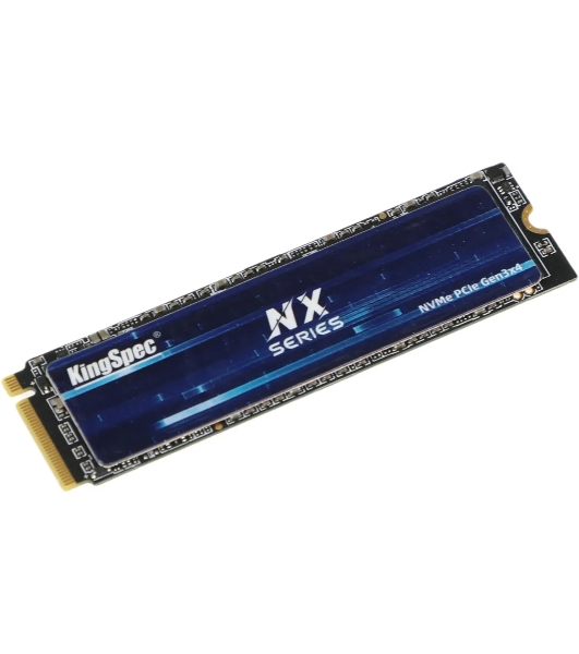 Накопитель SSD KingSpec NX-512, 512Gb, PCIe 3.0 x4, M.2 2280, NVMe, R/W 3400/3100