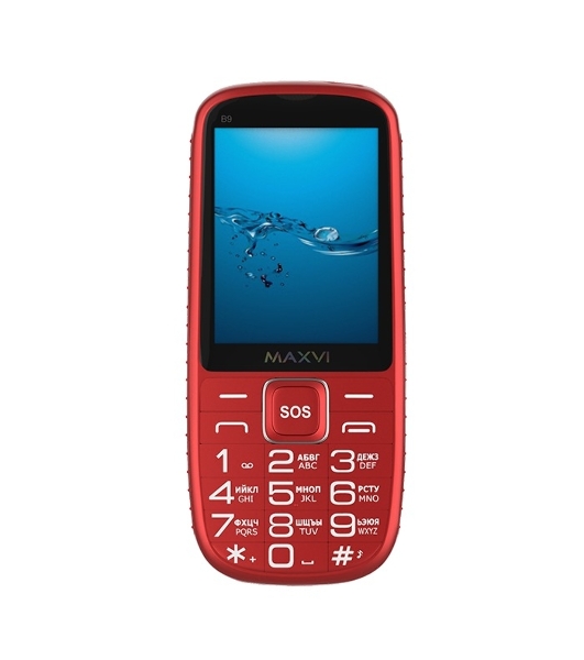 Мобильный телефон Maxvi B9 красный