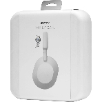 Беспроводные/проводные наушники Sony WH-1000XM5 белый, полноразмерные, Bluetooth + проводной, активное шумоподавление, до 30 ч, фото2