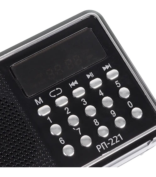 Радиоприемник Сигнал РП-221, USB, SD, дисплей