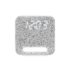 Радиобудильник Harper HCLK-2060 белый/серый - белый led, фото 1