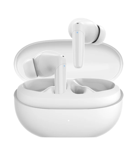 Наушники TWS Tecno Buds 4 белый, внутриканальные, Bluetooth, до 6 ч