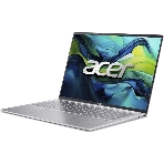 Ноутбук Acer Swift Lite SFL16-51M-54BL 16' WUXGA 1920x1200 Non-glare IPS, 1000:1, 300 nit Intel Core Ultra 5 115U UMA 16 Gb LPDDR5 Memory 512Gb PCIe NVMe SSD Silver FULL METAL BODY KB backlight None (Boot-up only), фото7