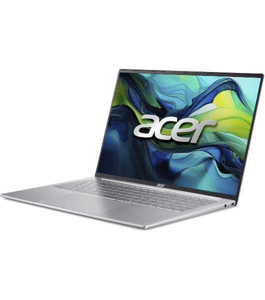 Ноутбук Acer Swift Lite SFL16-51M-54BL 16' WUXGA 1920x1200 Non-glare IPS, 1000:1, 300 nit Intel Core Ultra 5 115U UMA 16 Gb LPDDR5 Memory 512Gb PCIe NVMe SSD Silver FULL METAL BODY KB backlight None (Boot-up only)