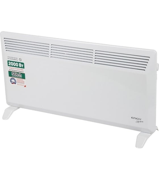 Конвектор электрический Engy EN-2000 Modern, белый, 2000 Вт, 25 м2, термостат