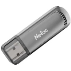 Флешка USB Netac UA61B (NT03UA61B-128G-32GM), 128Gb, USB 3.2, R/W 150/45, серый, фото 1