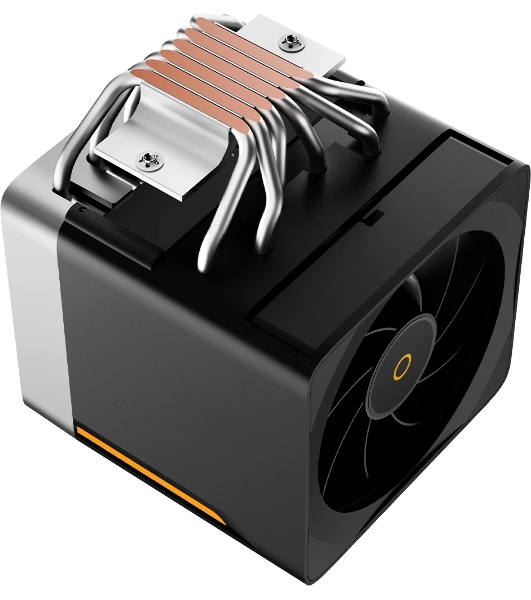 Кулер для процессора CPU Cooler Ocypus Delta A62 EX BK Digital (250W, 4-pin PWM, LED temp., 160mm, Al/Cu, 6x6mm, 2x120mm, 70CFM, 31dBA, 1800RPM, S: 1851/1700/1200/115X, AM5/AM4, black)