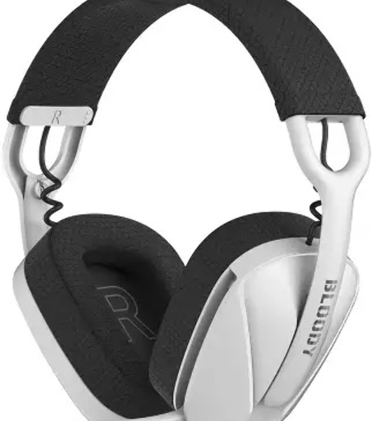 Наушники с микрофоном A4Tech Bloody GR285 белый 1.5м мониторные BT/Radio/3.5mm оголовье