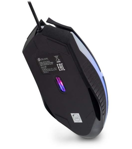 Мышь проводная Oklick 398G черный, 2400 dpi, USB, кнопки - 4