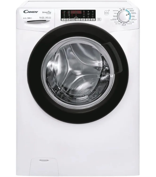 Стиральная машина Candy Smart Pro Inverter CSOW43 646TWMB-07 белый, загрузка фронтальная 6 кг, 1300 об/мин, класс B