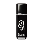 Флешка USB Smartbuy Glossy series black (SB8GbGS-K), 8Gb, USB 2.0, R/W 25/15, черный, фото6
