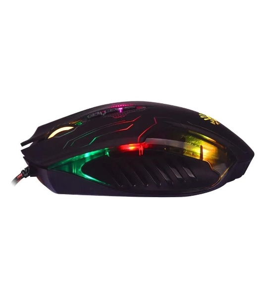 Мышь проводная A4Tech Bloody Q51 черный, 3200 dpi, USB, кнопки - 8
