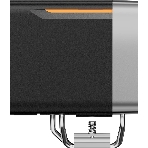 Кулер для процессора CPU Cooler Ocypus Delta A62 EX BK Digital (250W, 4-pin PWM, LED temp., 160mm, Al/Cu, 6x6mm, 2x120mm, 70CFM, 31dBA, 1800RPM, S: 1851/1700/1200/115X, AM5/AM4, black), фото8