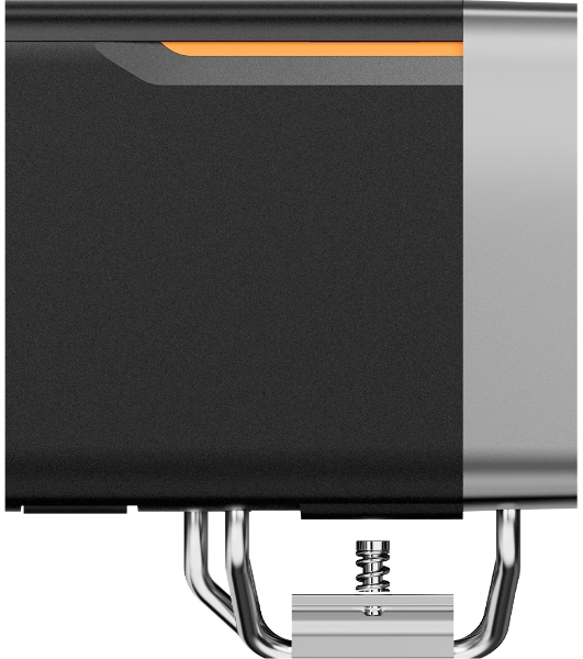 Кулер для процессора CPU Cooler Ocypus Delta A62 EX BK Digital (250W, 4-pin PWM, LED temp., 160mm, Al/Cu, 6x6mm, 2x120mm, 70CFM, 31dBA, 1800RPM, S: 1851/1700/1200/115X, AM5/AM4, black)