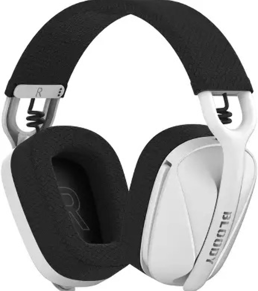 Наушники с микрофоном A4Tech Bloody GR285 белый 1.5м мониторные BT/Radio/3.5mm оголовье