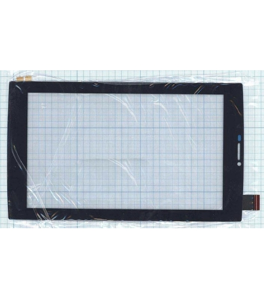 Сенсорное стекло (тачскрин) Micromax Canvas Tab P480. черное