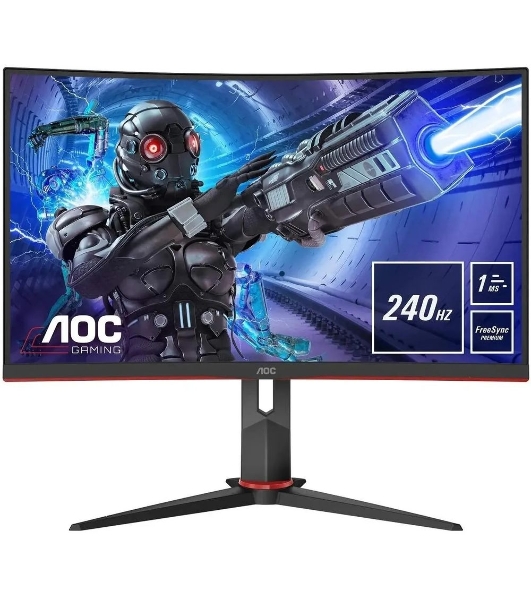 Монитор 31.5' AOC C32G2ZE/BK VA 1920x1080, 240 Гц, 4 мс, 16:9, 300 кд/м2, 2xHDMI, 1xDP, изогнутый, черный