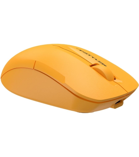 Мышь беспроводная A4Tech Fstyler FG15C Air2 желтый, 1200 dpi, радиоканал, USB, кнопки - 3