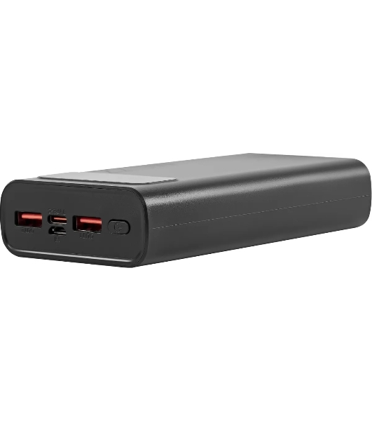 Портативный аккумулятор Digma DGPF20A 20000mAh QC3.0/PD3.0 22.5W 3A 2xUSB-A/USB-C черный