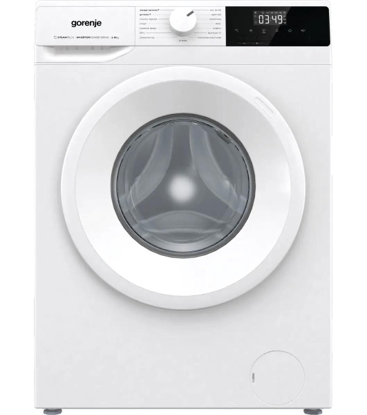 Стиральная машина Gorenje WNHPI84AS/R белый, загрузка фронтальная 8 кг, 1400 об/мин., класс: А