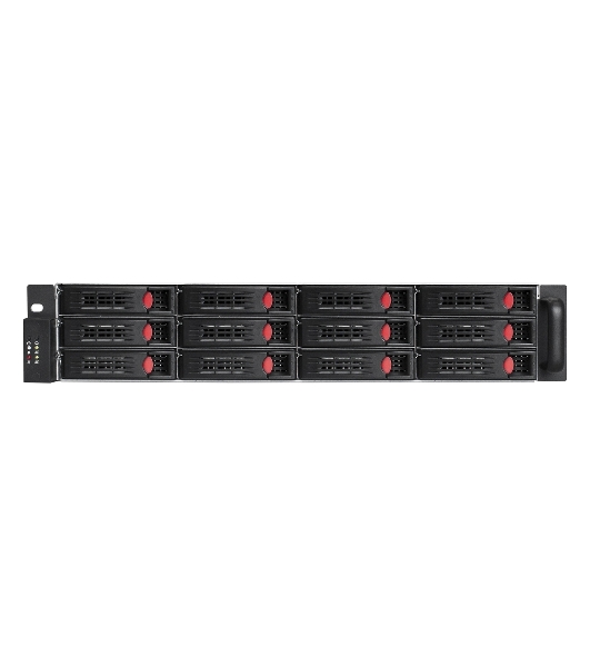 Серверный корпус ExeGate Pro 2U660-HS12 (RM 19', высота 2U, глубина 660, БП 1U-1200ADS, 12xHotSwap)