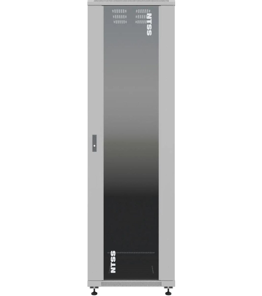 Шкаф серверный NTSS Премиум (NTSS-R22U60100GS) напольный 22U 600x1000мм пер.дв.стекл металл 900кг серый IP20 сталь