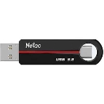 Флешка USB Netac US18 (NT03US18C-064G-32BK), 64Gb, USB 3.2/TypeC, R/W 200/100, черный/красный, фото2
