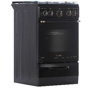 Плита газовая Gefest ПГ 5100-02 0187 черный, конфорок 4 шт, духовка 52 л, 50 см x 85 см x 58.5 см